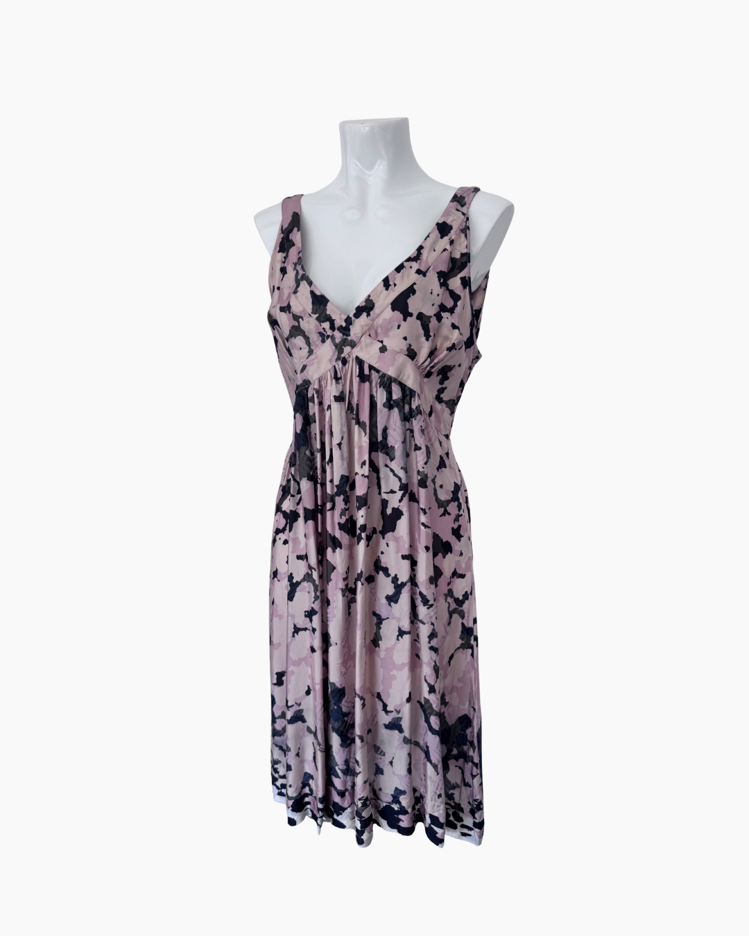 Vestido mini sin mangas rosado - Max Mara Weekend