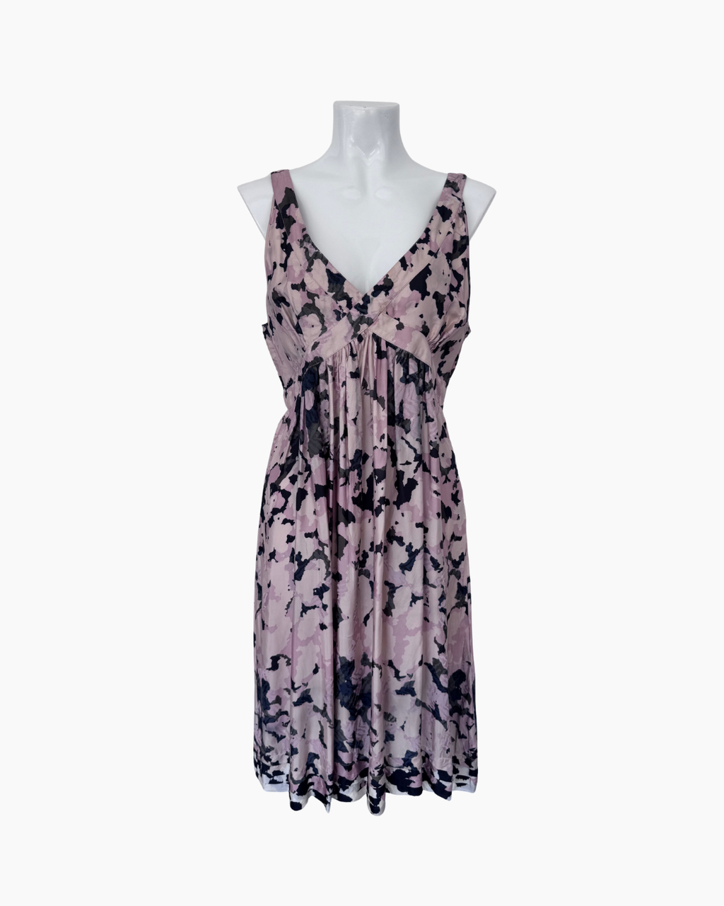 Vestido mini sin mangas rosado - Max Mara Weekend