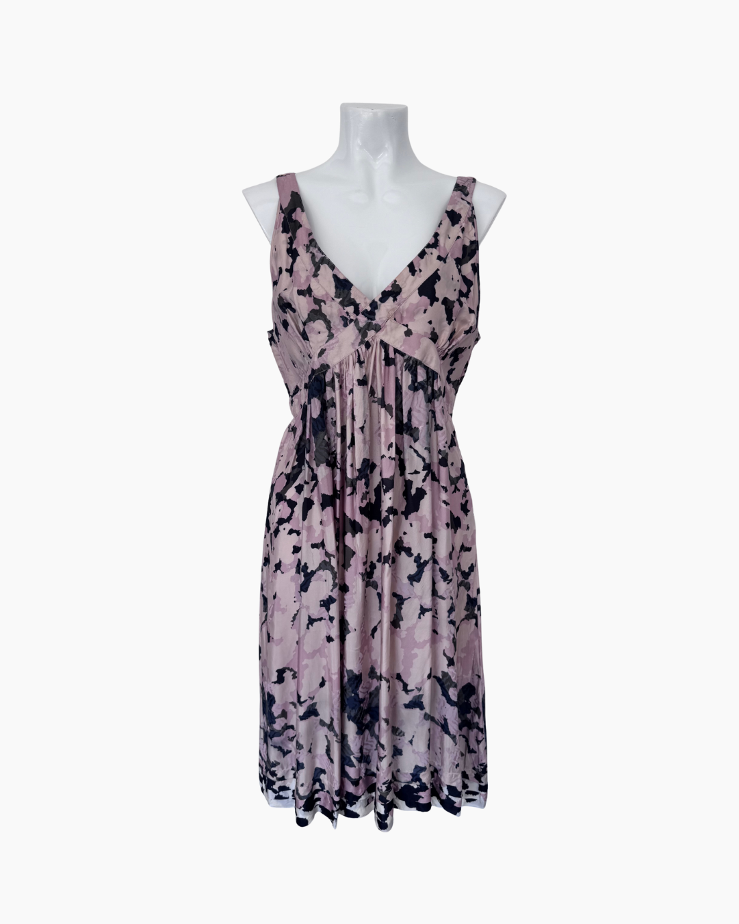 Vestido mini sin mangas rosado - Max Mara Weekend
