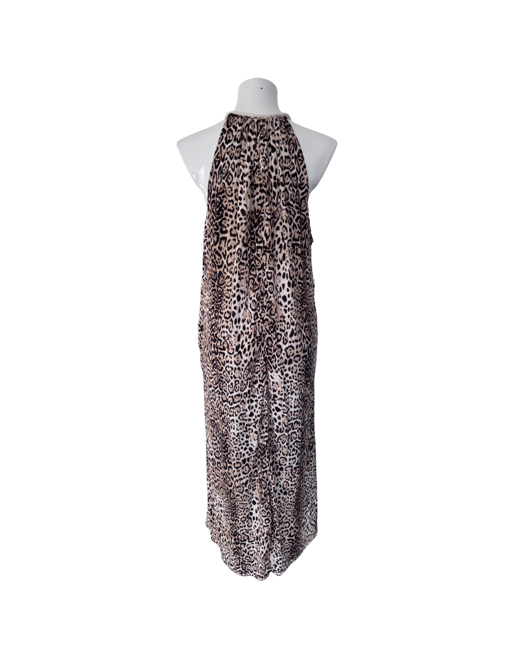 Maxivestido fluído con tirantes animal print - Minimal