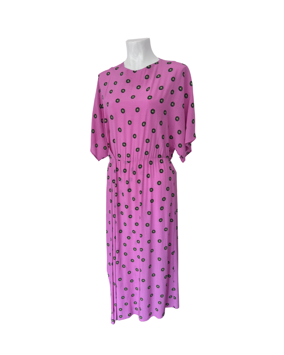 Maxivestido manga corta rosado - Bimba y Lola