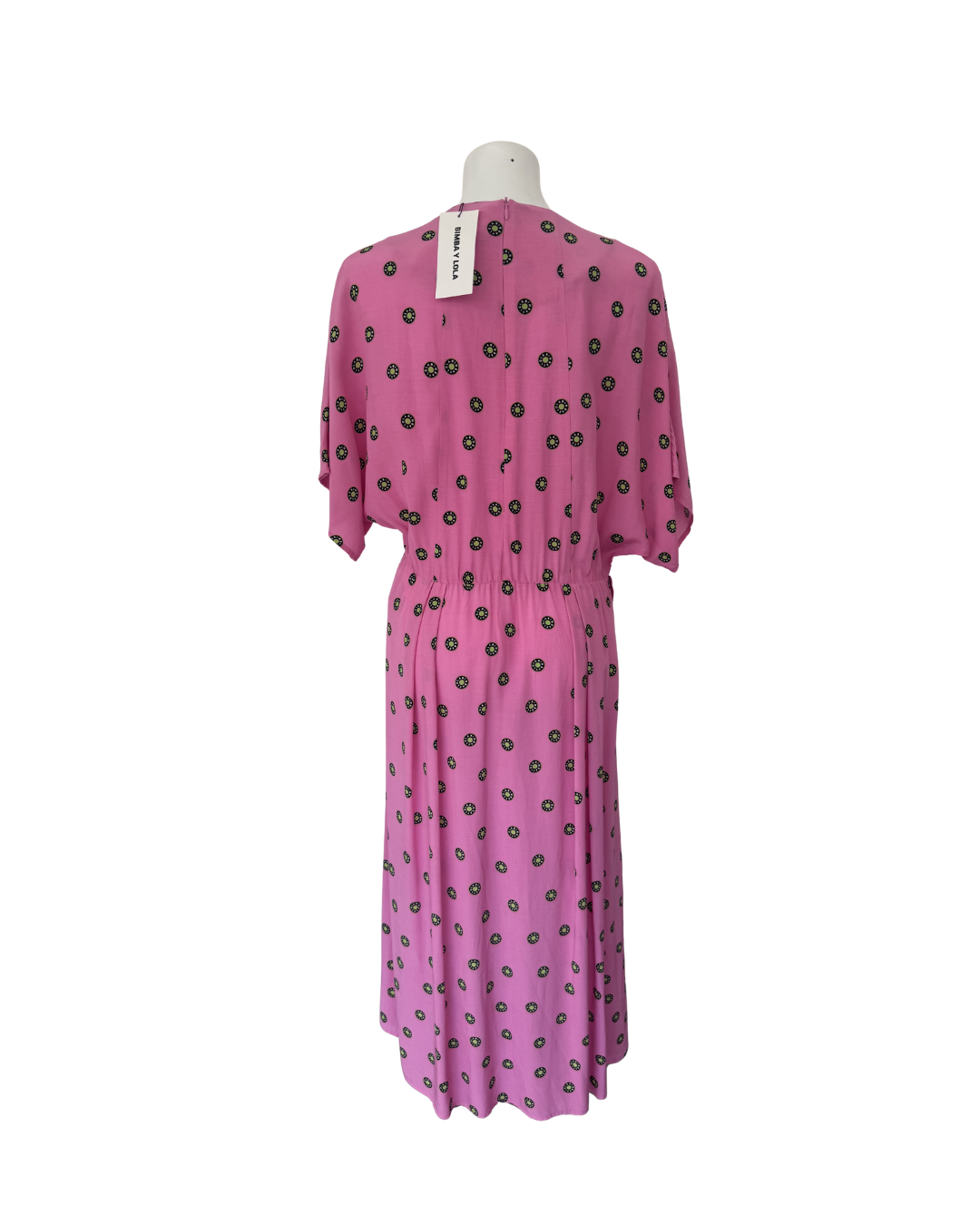 Maxivestido manga corta rosado - Bimba y Lola