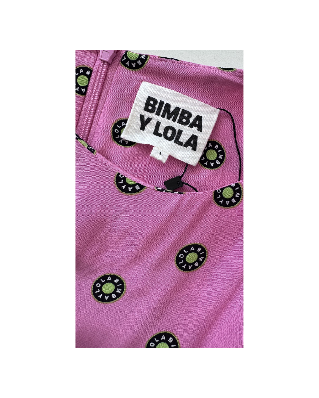 Maxivestido manga corta rosado - Bimba y Lola