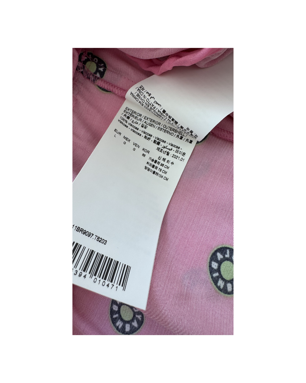 Maxivestido manga corta rosado - Bimba y Lola