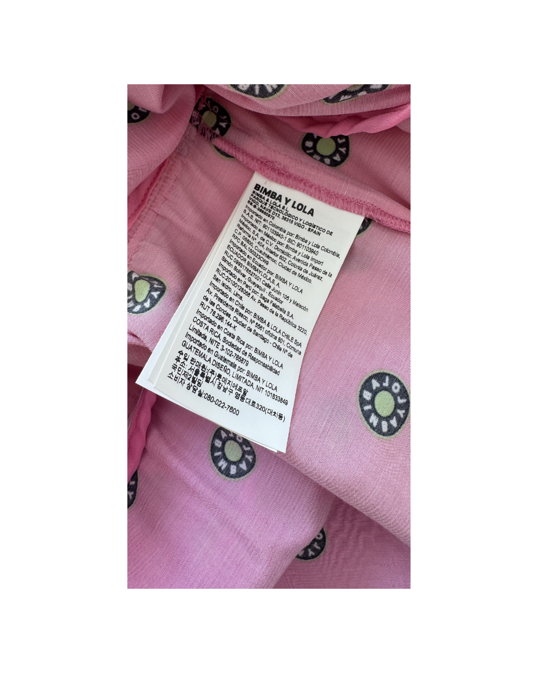 Maxivestido manga corta rosado - Bimba y Lola