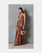 Maxivestido sin mangas naranja - Pinko