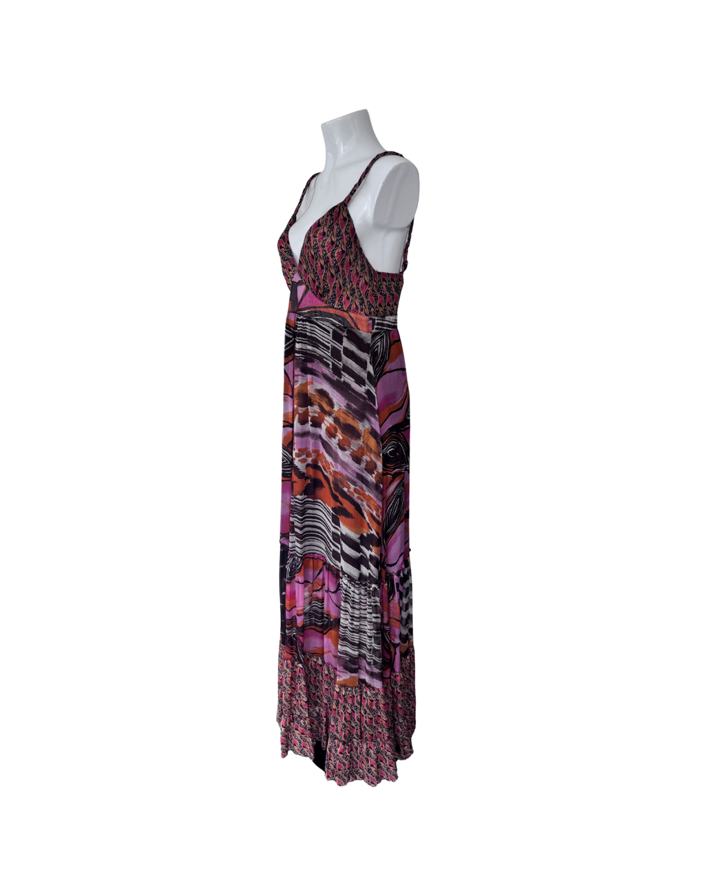 Maxivestido sin mangas naranja - Pinko