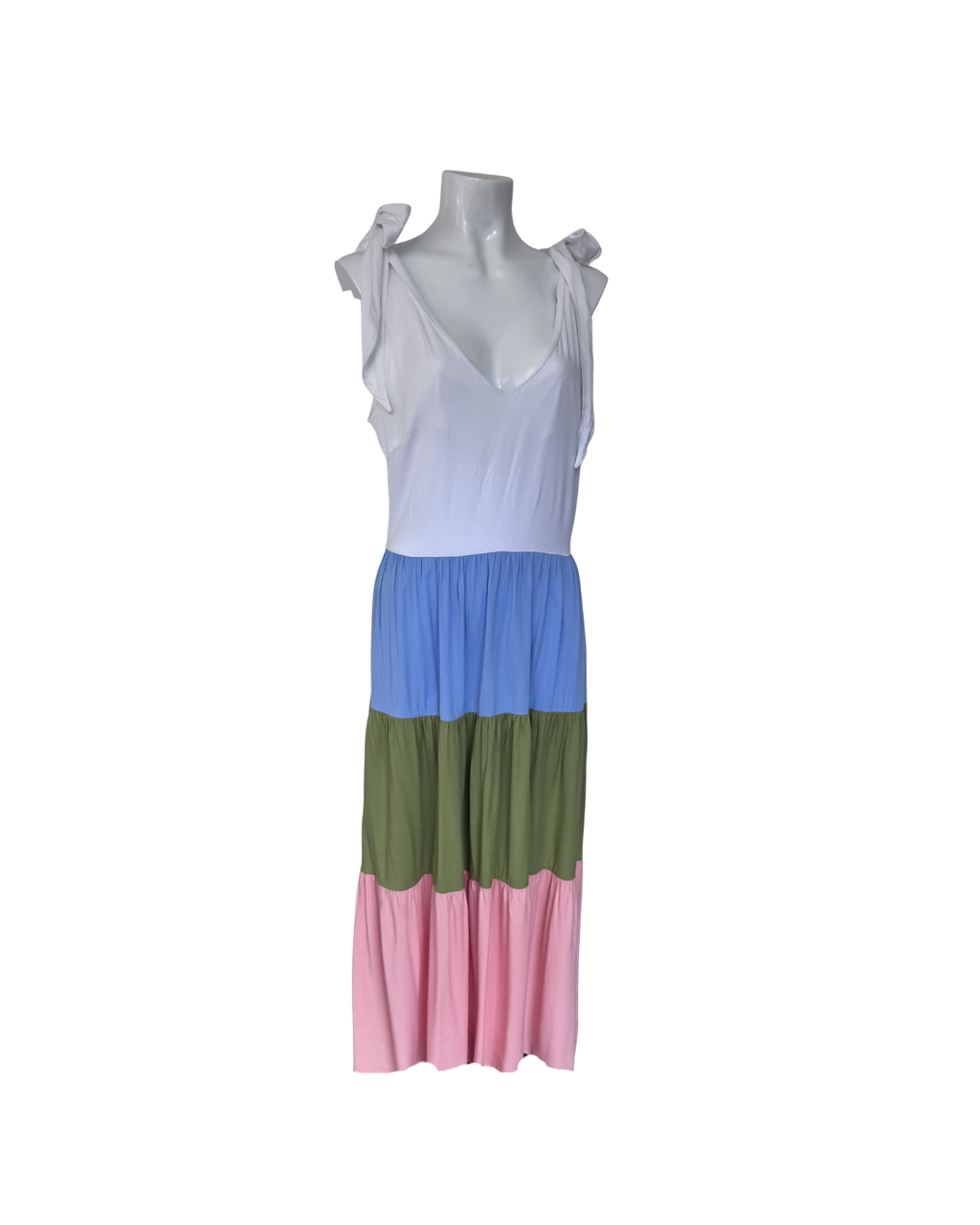Maxivestido colorido de tirantes - TF by Fasce