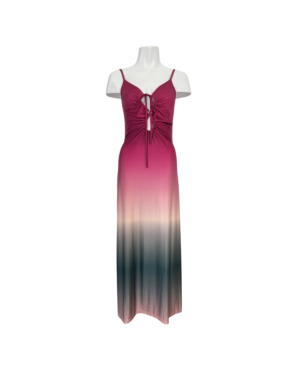 Maxivestido de lycra con tirantes - Sabz
