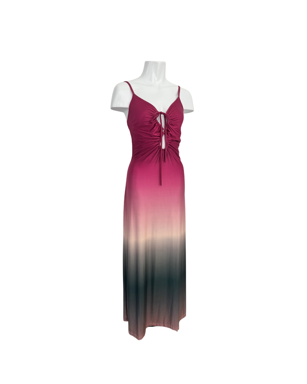 Maxivestido de lycra con tirantes - Sabz