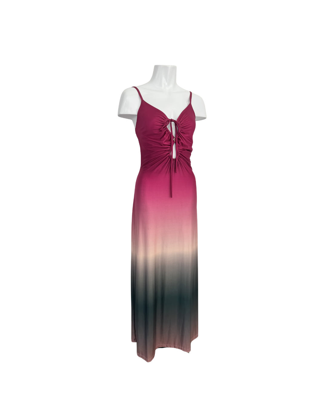 Maxivestido de lycra con tirantes - Sabz