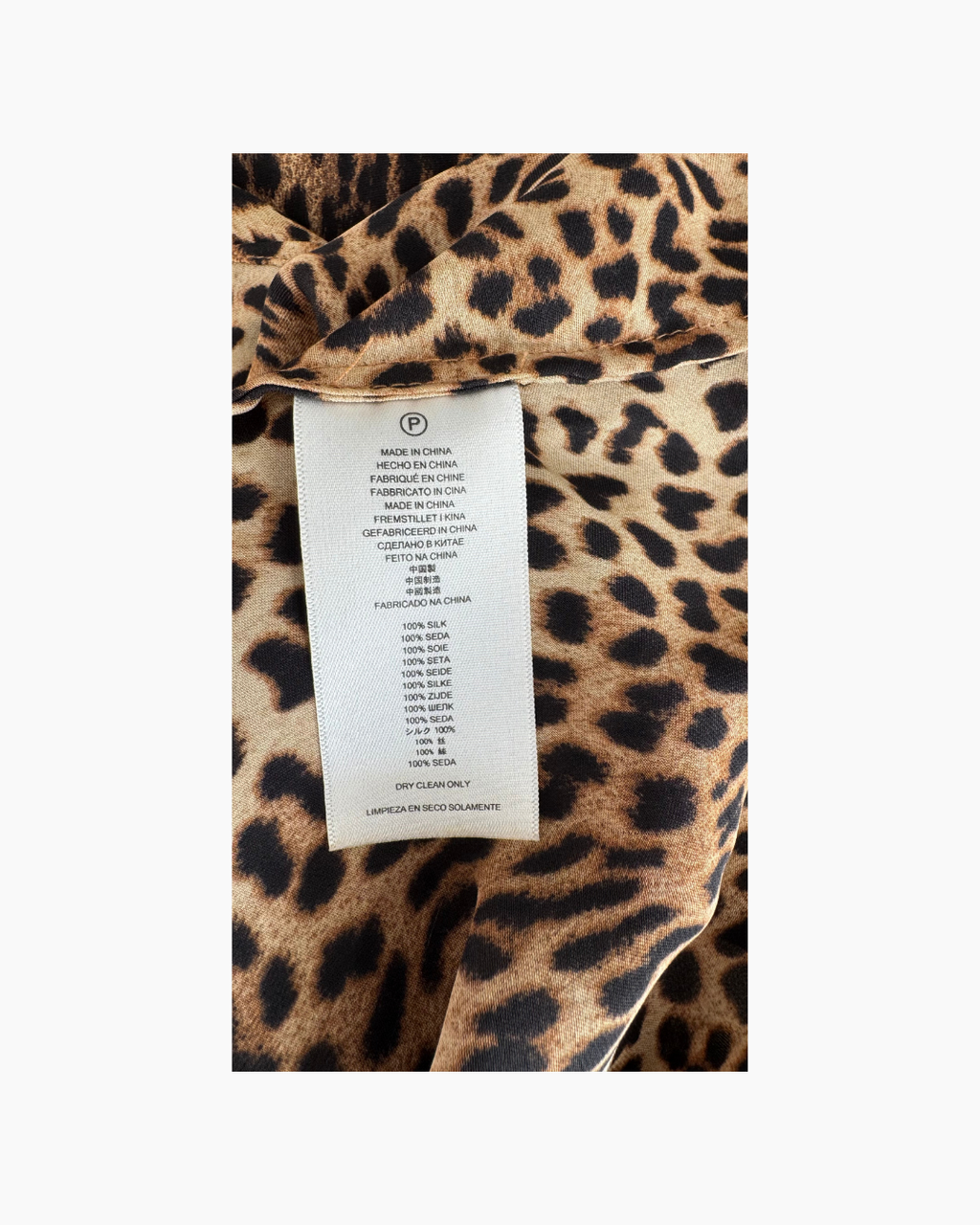 Blusa de gasa de manga 3/4 animal print - Michael Kors