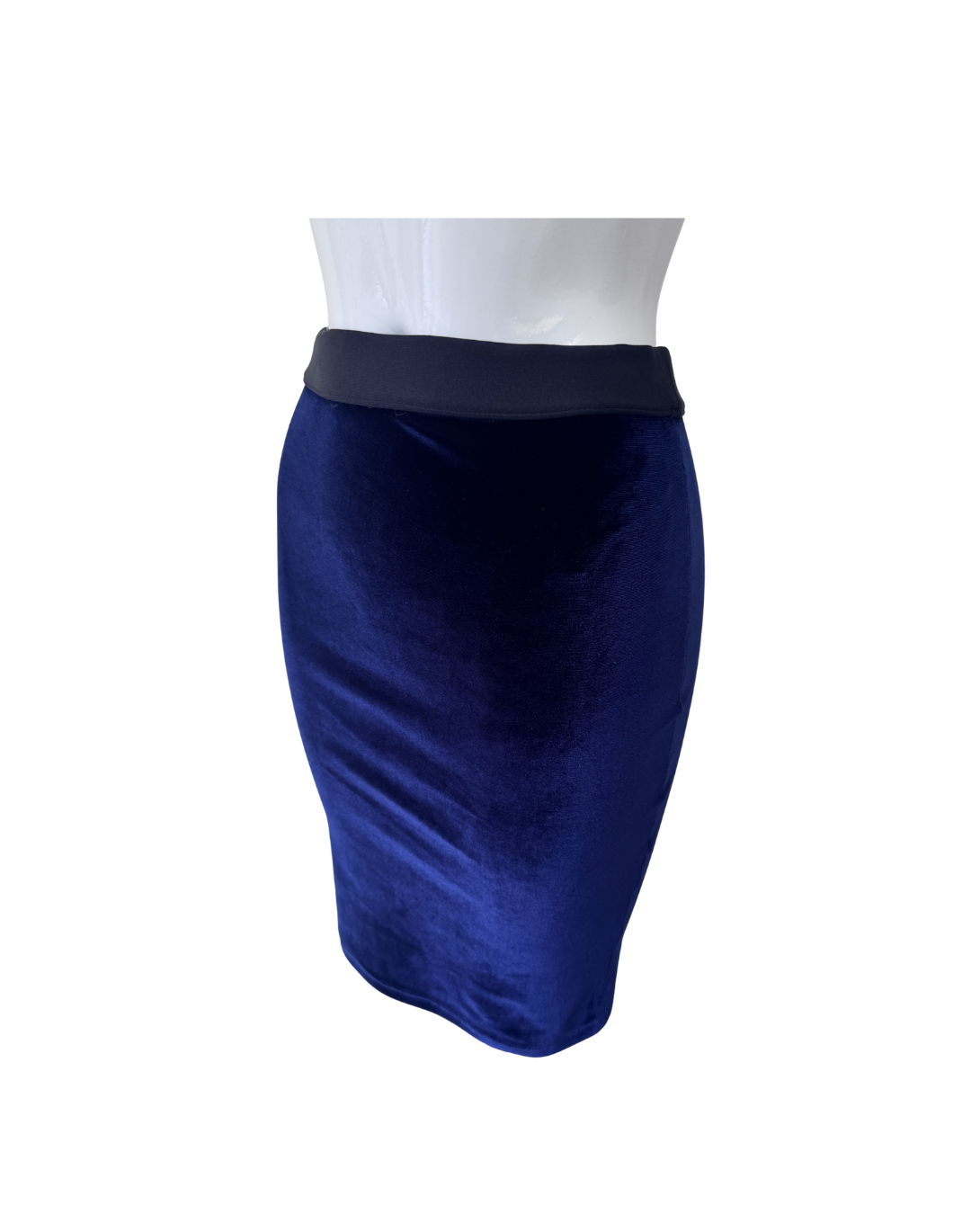 Minifalda plush azul - Jazmin Chebar