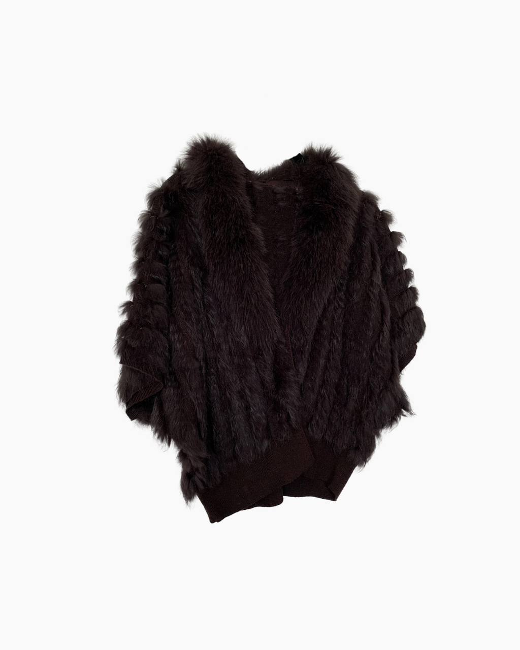 Chaleco piel marron - Moda y Cia
