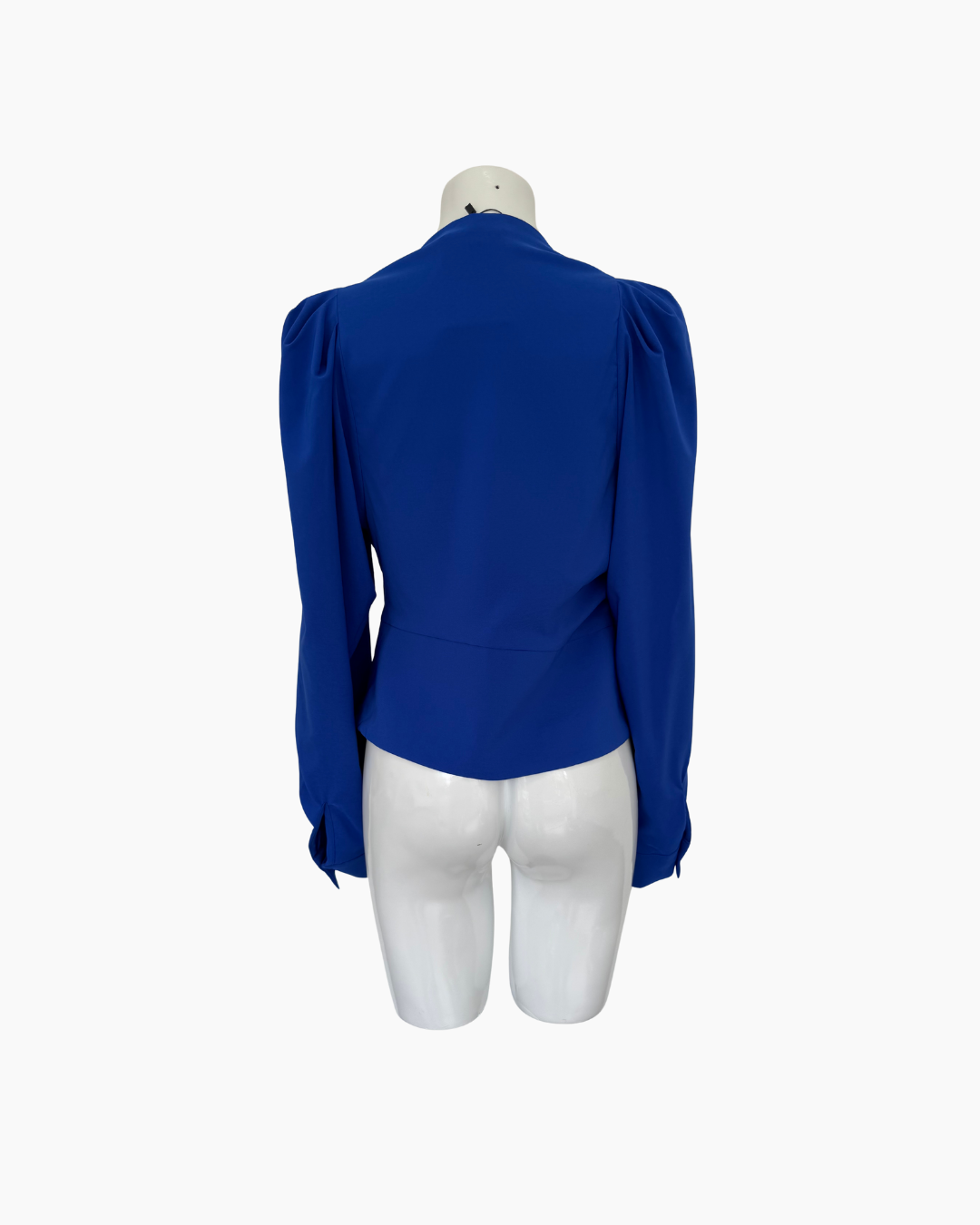 Blusa azul de manga larga - Moda & Cia