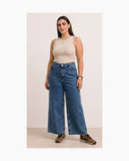 Jean culotte celeste - Mango