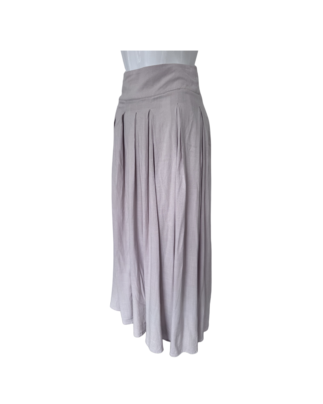 Maxifalda beige de lino - Got Swag