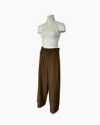 Pantalon palazzo verde olivo HyM
