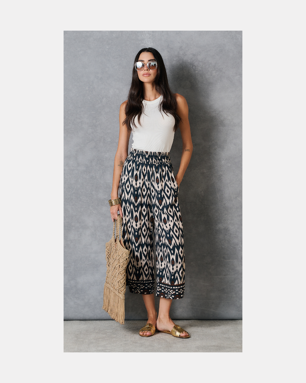Pantalon culotte negro - Luz