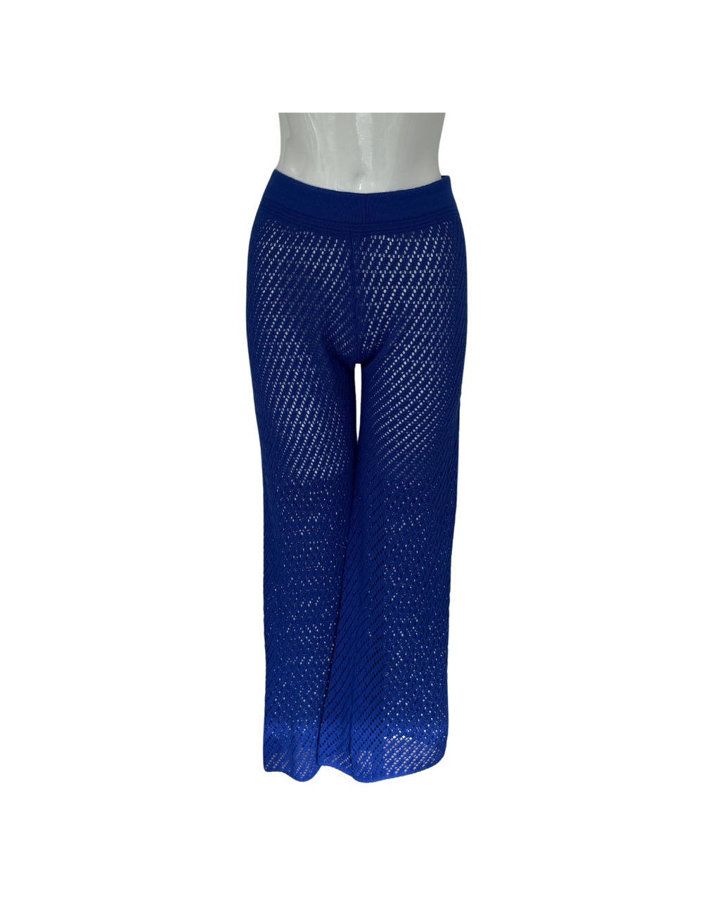 Pantalon tejido azul - Sin Marca