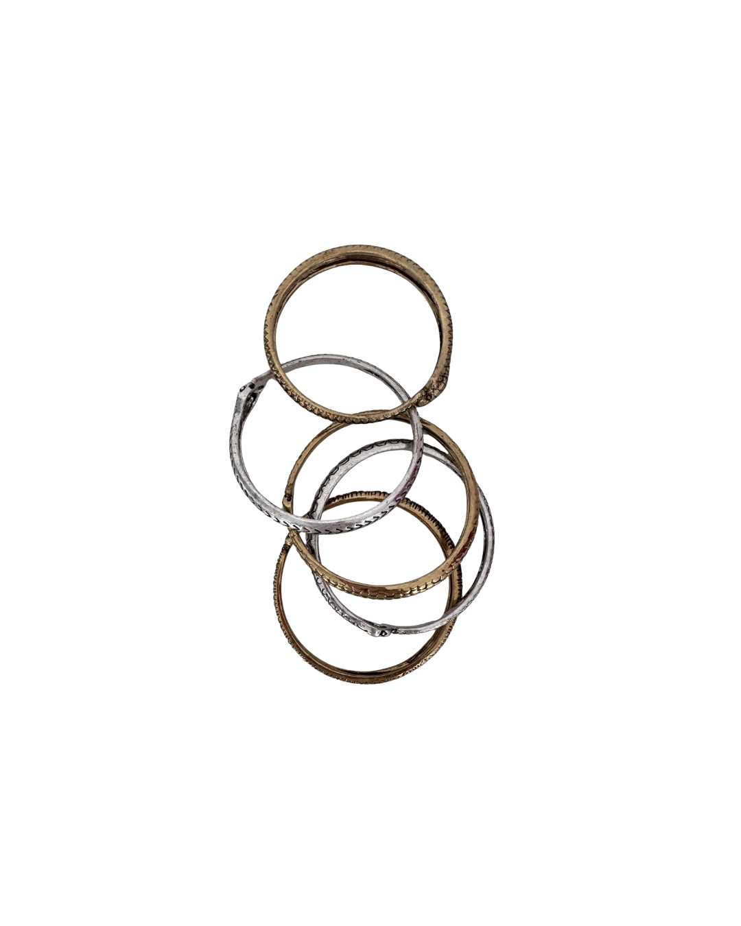 Pulseras doradas y plateadas - Zara