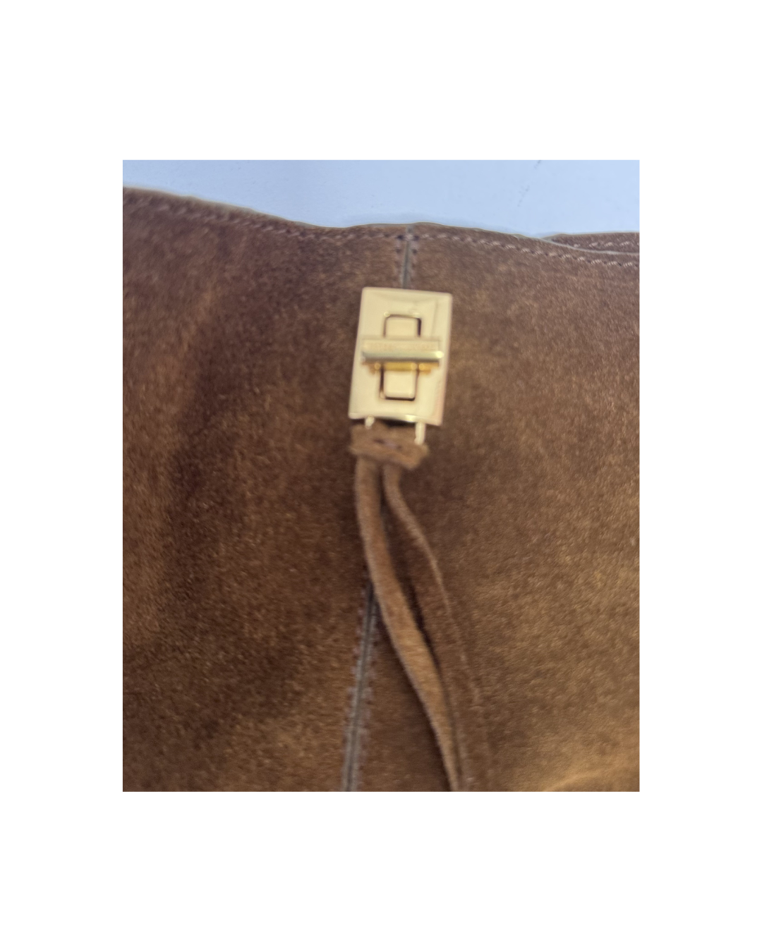 Cartera hobo de suede marron - Rebecca Minkoff