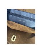 Cartera hobo de suede marron - Rebecca Minkoff
