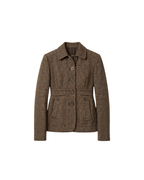 Blazer vintage marron a cuadros - Banana Republic
