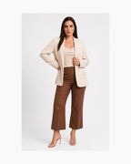 Blazer de seda hueso - Loro Piana