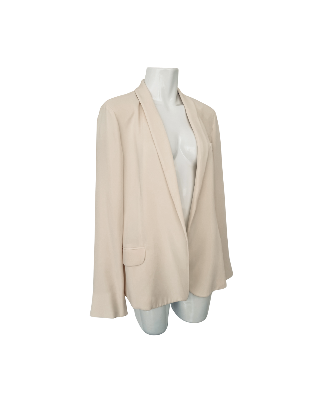 Blazer de seda hueso - Loro Piana