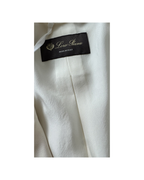 Blazer de seda hueso - Loro Piana