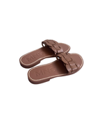 Sandalias slip-ins marrones - Mango