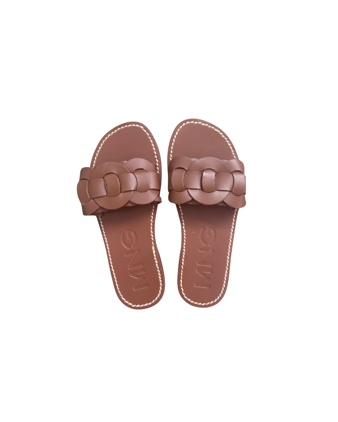 Sandalias slip-ins marrones - Mango