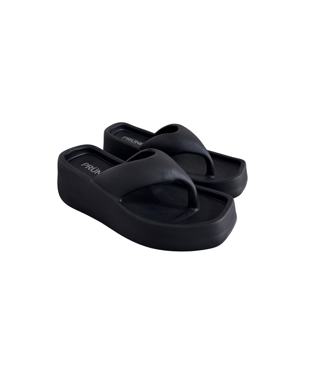 Sandalias negras altas - Prune