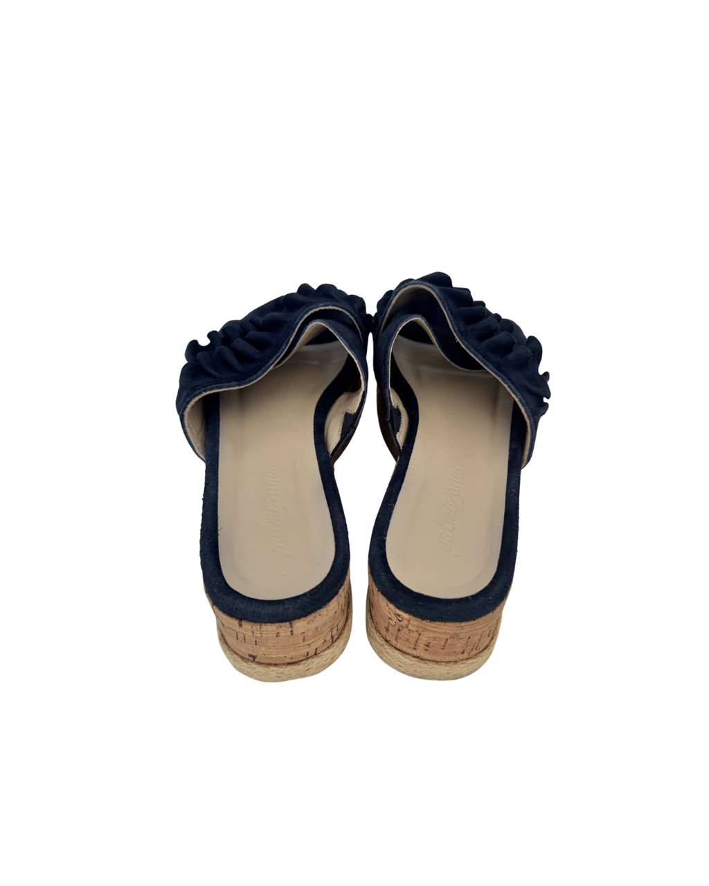 Sandalias azules con plataforma  - Palmizana