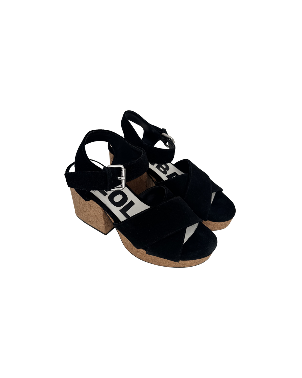 Sandalias de cuña negras - Bimba y Lola