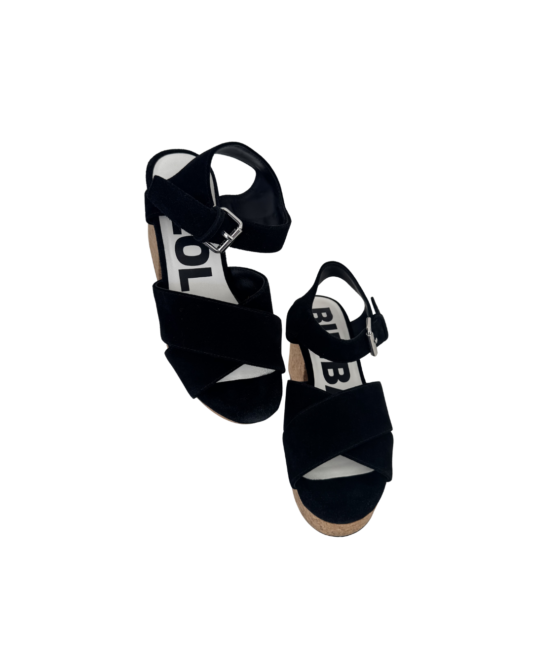 Sandalias de cuña negras - Bimba y Lola