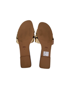 Sandalias planas doradas - Zara