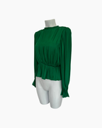 Blusa verde de manga larga - Sfera