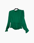 Blusa verde de manga larga - Sfera