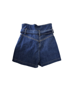 Shorts denim cintura alta azul - Pinko