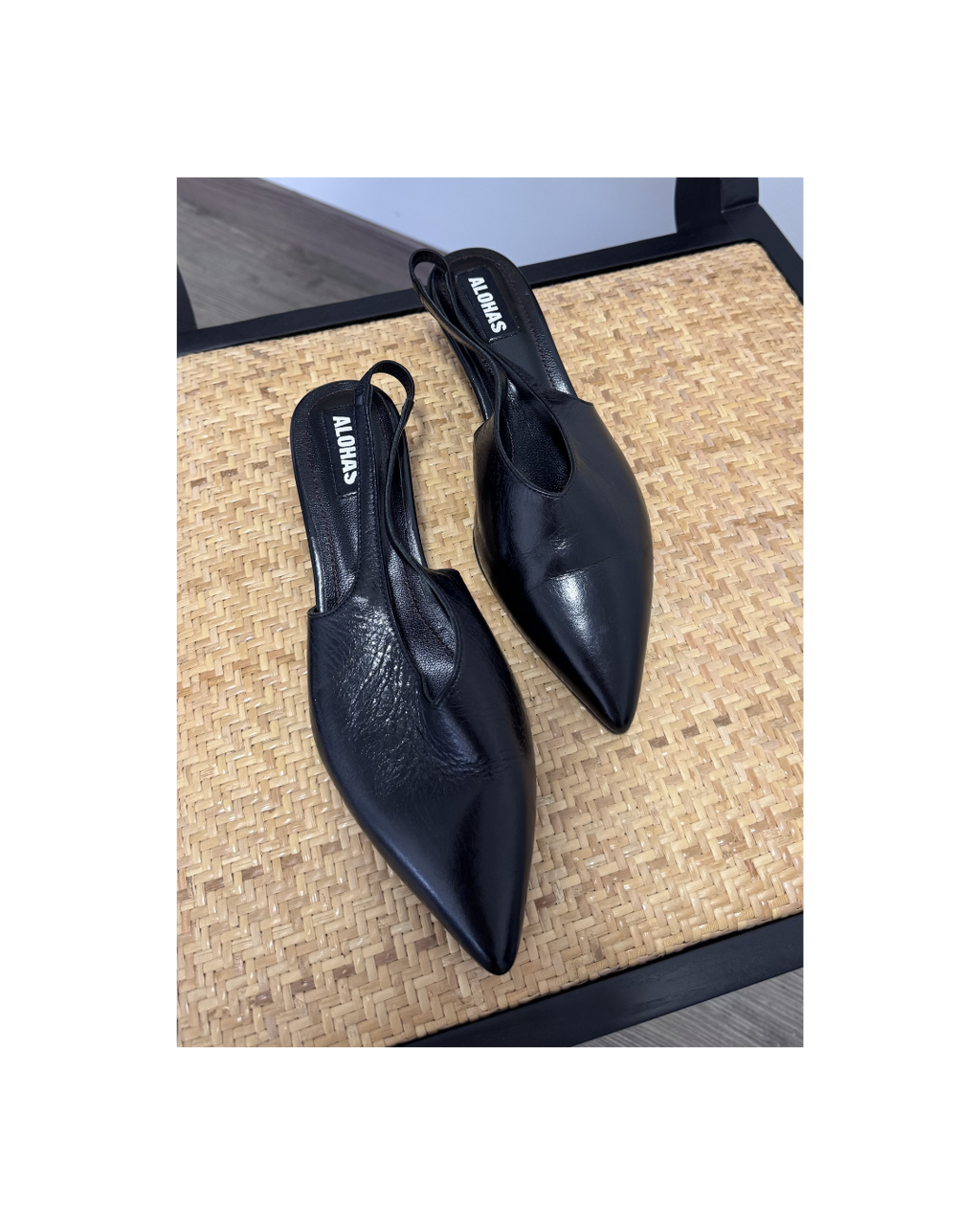 Zapatos de cuero negros - Alohas