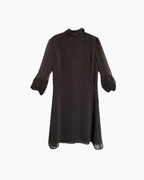 Vestido gasa gris - Sumy Kujon