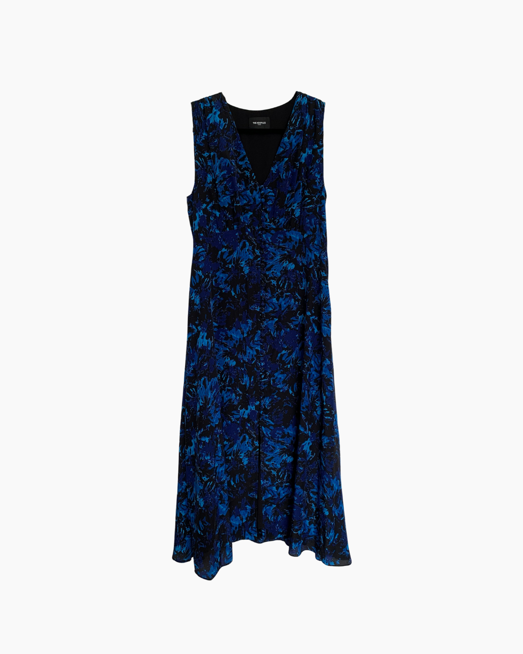 Vestido midi sin mangas azul - The Kooples