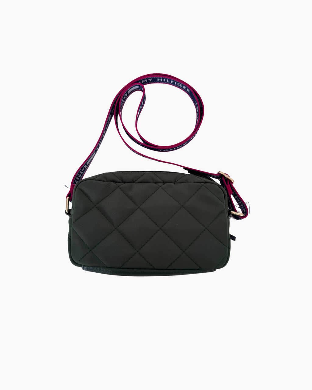 Cartera crossbody tela verde - Tommy Hilfiger