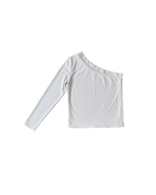 Top asimetrico blanco - Meria