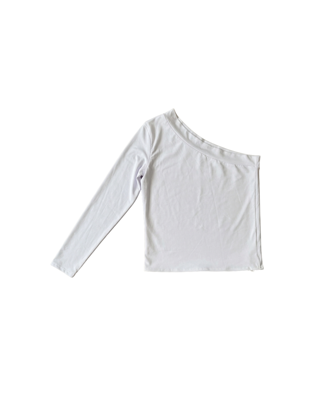 Top asimetrico blanco - Meria