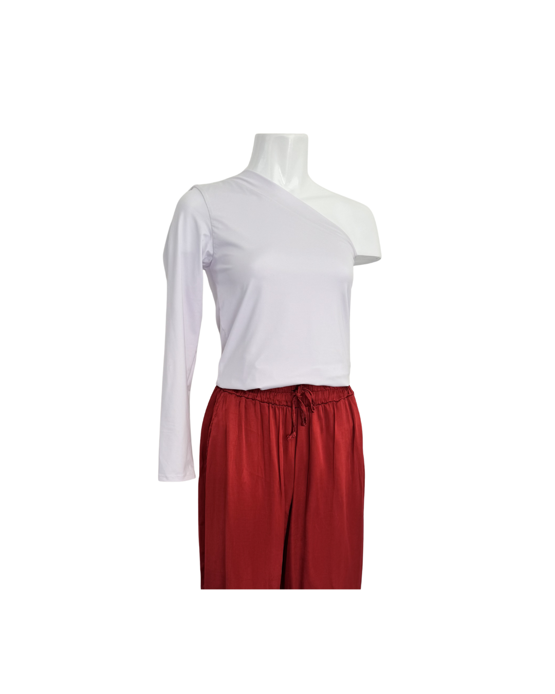 Top asimetrico blanco - Meria