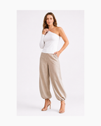 Top asimetrico blanco - Meria