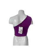 Top asimetrico fucsia - Luvaro